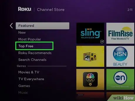Imagen titulada Watch YouTube on Roku Step 3