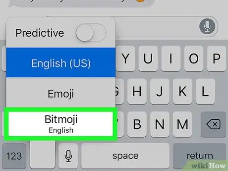 Imagen titulada Send Bitmoji in Text on iPhone or iPad Step 5