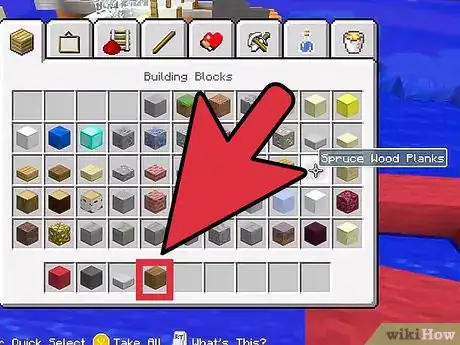 Imagen titulada Make a Boat in Minecraft Step 2