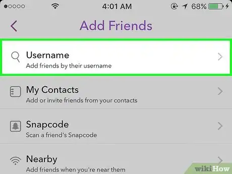 Imagen titulada Tell if Someone Blocked You on Snapchat Step 4