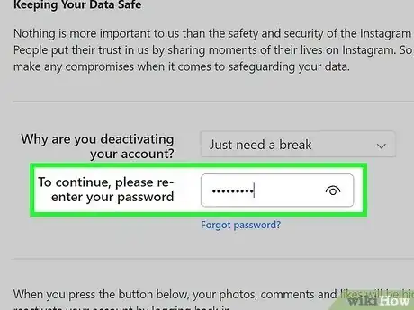 Imagen titulada Temporarily Disable an Instagram Account Step 6