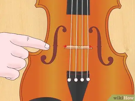 Imagen titulada Place a Bridge on a Violin Step 8