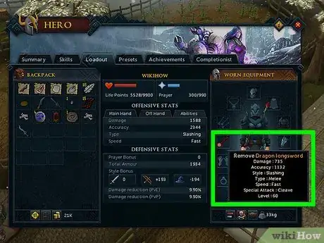 Imagen titulada Raise your Combat Skill on RuneScape Step 14