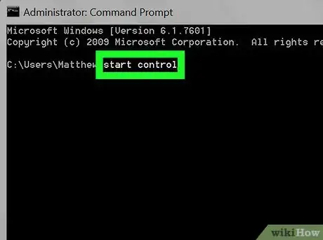 Imagen titulada Start the Control Panel from the Command Line Step 4