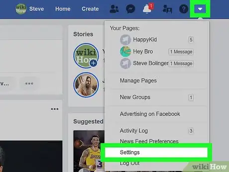 Imagen titulada Remove a Facebook Connection Step 2