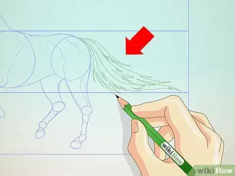 Imagen titulada Draw a Realistic Looking Horse Step 22