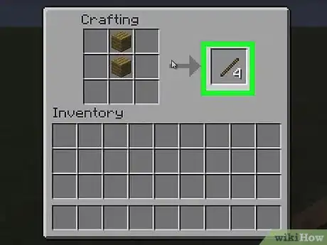 Imagen titulada Make a Ladder in Minecraft Step 1