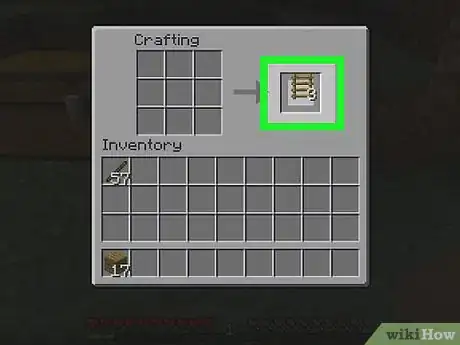 Imagen titulada Make a Ladder in Minecraft Step 3
