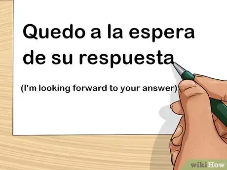 Imagen titulada End a Letter in Spanish Step 1