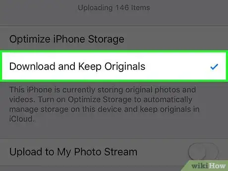 Imagen titulada Store Original Photos on Your iPhone Instead of iCloud Step 5