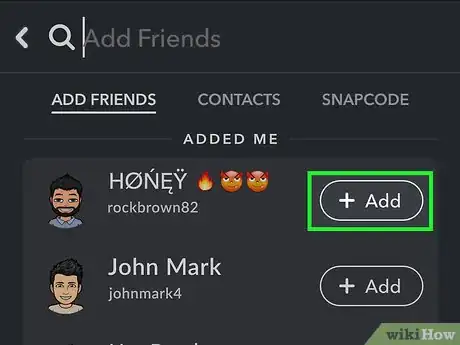 Imagen titulada Add Friends on Snapchat Step 29