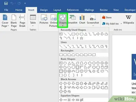 Imagen titulada Draw Arrows in Word Step 10