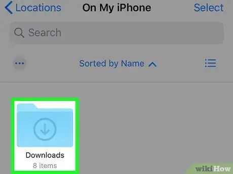 Imagen titulada View Downloads on an iPhone Step 4