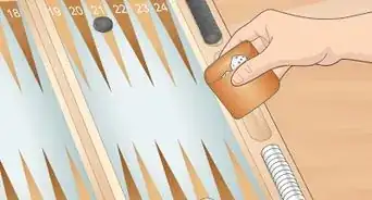 colocar las fichas en un tablero de Backgammon
