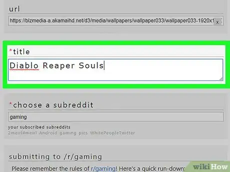 Imagen titulada Post Pictures on Reddit on PC or Mac Step 15