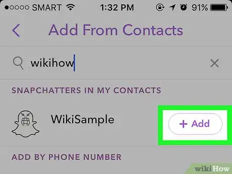 Imagen titulada Use Quick Add on Snapchat Step 12