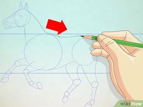 Imagen titulada Draw a Realistic Looking Horse Step 19