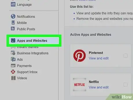 Imagen titulada Remove a Facebook Connection Step 3