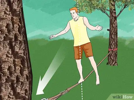Imagen titulada Walk a Slackline Step 5