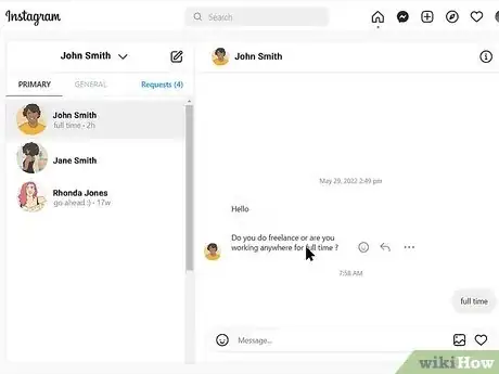 Imagen titulada React to Messages on Instagram Step 12