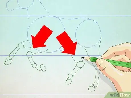 Imagen titulada Draw a Realistic Looking Horse Step 17