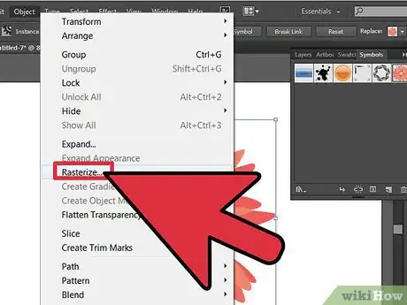 Imagen titulada Rasterize in Illustrator Step 6