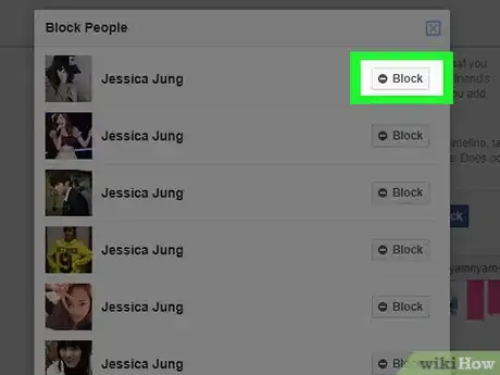 Imagen titulada Block People on Facebook Step 16