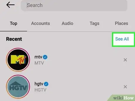 Imagen titulada Clear Instagram Search Suggestions Step 5