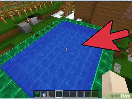 Imagen titulada Make a Pool in Minecraft Step 3