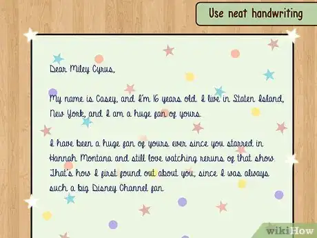 Imagen titulada Write a Fan Letter (Preteen) Step 5