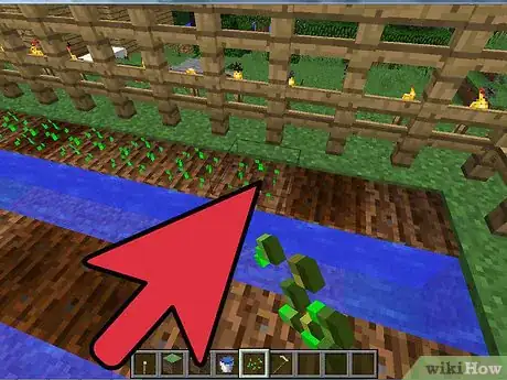 Imagen titulada Build a Basic Farm in Minecraft Step 8