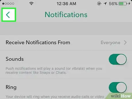 Imagen titulada Hear Sounds when Someone Sends You a Snapchat Step 6
