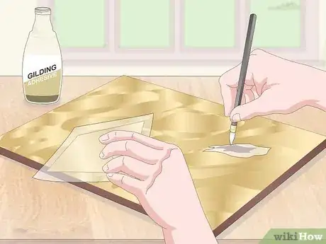 Imagen titulada Apply Gold Leaf to Canvas Step 14
