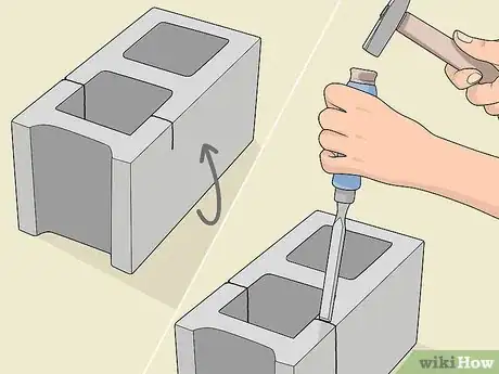 Imagen titulada Cut Cinder Block Step 11