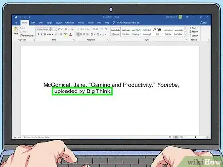 Imagen titulada Cite a YouTube Video in MLA Step 7