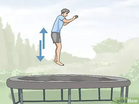 Imagen titulada Land a Front Flip on the Trampoline Step 1