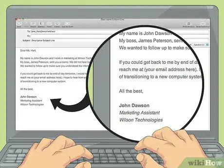 Imagen titulada Compose a Business Email to Someone You Do Not Know Step 9
