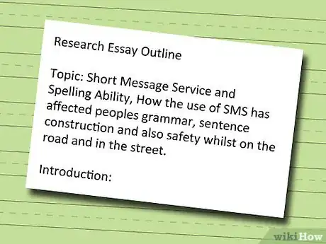 Imagen titulada Write an Outline for a Research Paper Step 13