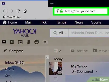 Imagen titulada Add a Signature to Yahoo Mail Step 1