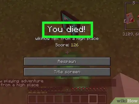 Imagen titulada Die in Minecraft Step 5