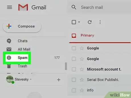 Imagen titulada Check Junk Mail on Gmail on PC or Mac Step 4