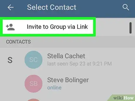 Imagen titulada Invite Someone to a Group on Telegram on Android Step 5