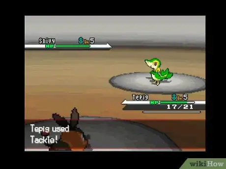 Imagen titulada Level up Pokemon in Pokemon Black and White Step 1