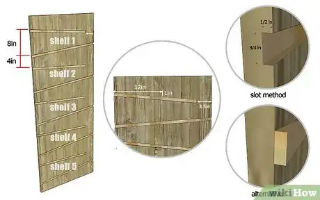 Imagen titulada Build a Rotating Canned Food Shelf Step 3