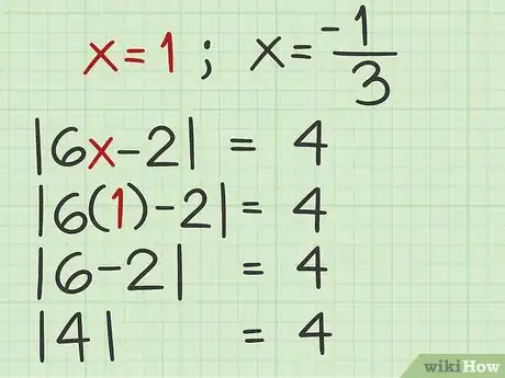 Imagen titulada Solve Absolute Value Equations Step 8