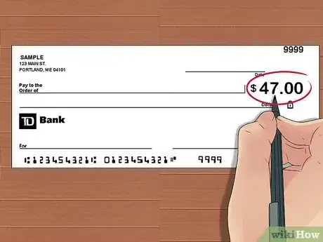Imagen titulada Write a Check With Cents Step 2