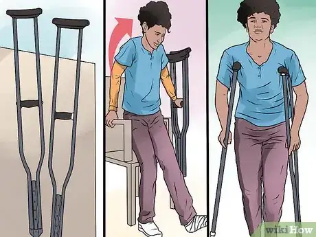 Imagen titulada Walk on Crutches Step 7