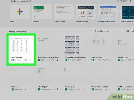 Imagen titulada Search Within a Google Docs Spreadsheet Step 1
