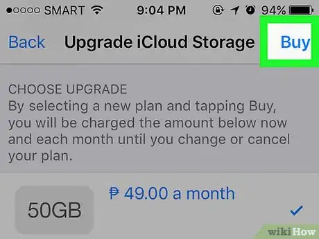 Imagen titulada Change Your iCloud Storage Plan Step 6