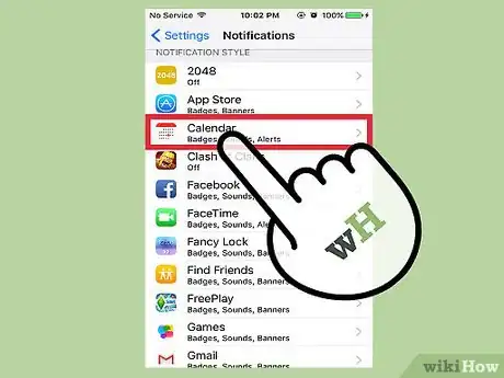 Imagen titulada Turn Off Calendar Notifications on an iPhone Step 3